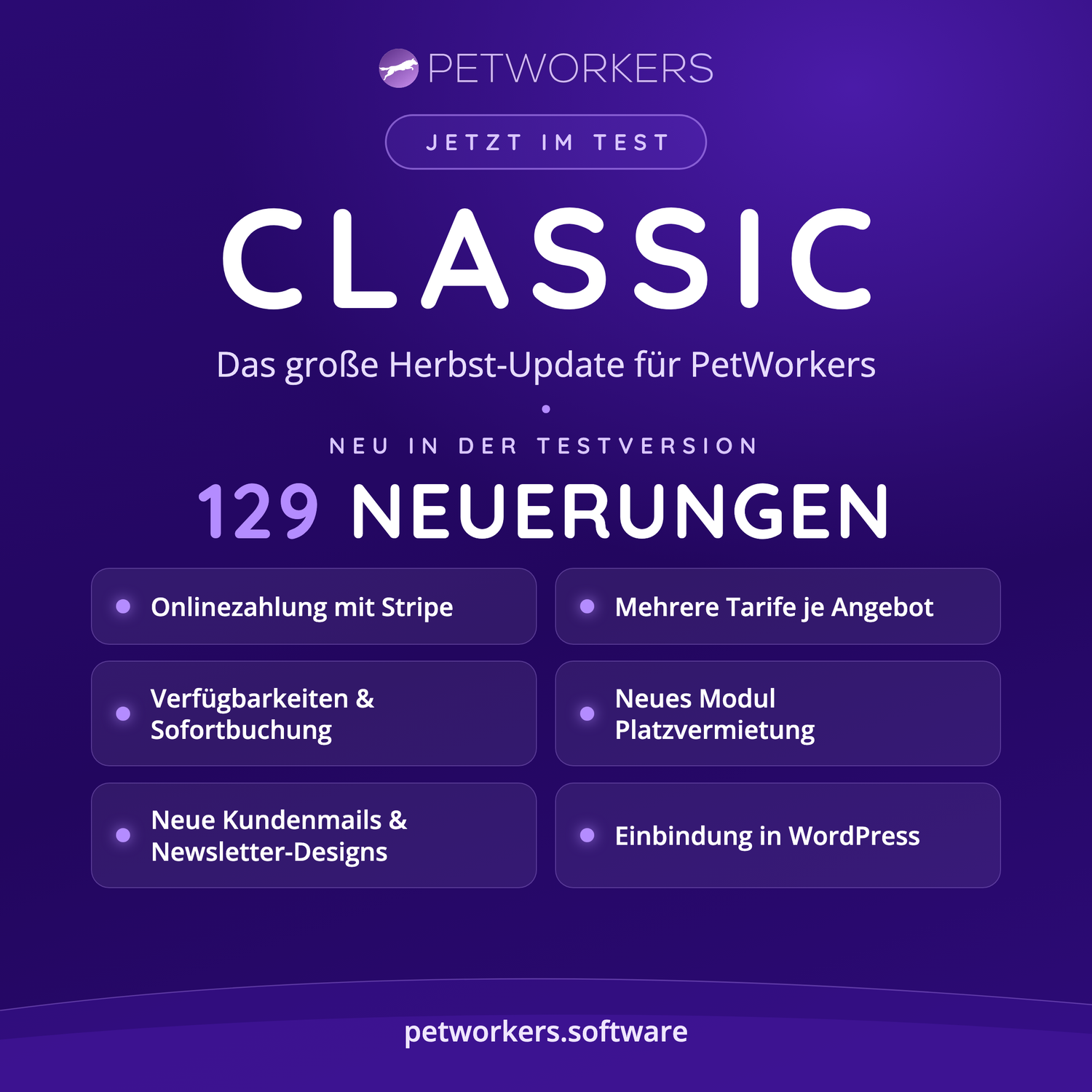 PetWorkers Classic – Das große Herbst-Update für PetWorkers. 129 Neuerungen, jetzt im Test.