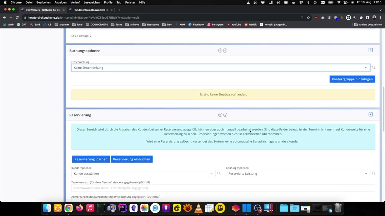 HowTo: Terminfreigabe