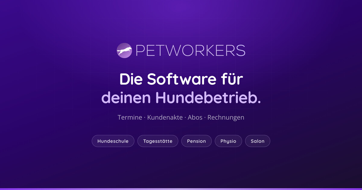 PetWorkers website preview